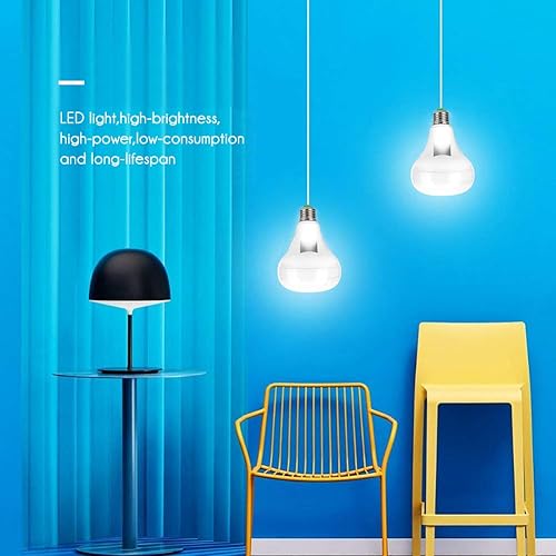 Miniatura 1 de eecoo Bombilla LED inteligente, altavoz de bombilla Bluetooth con regulable, RGB multicolor, audio y música, funciones estéreo, control remoto para