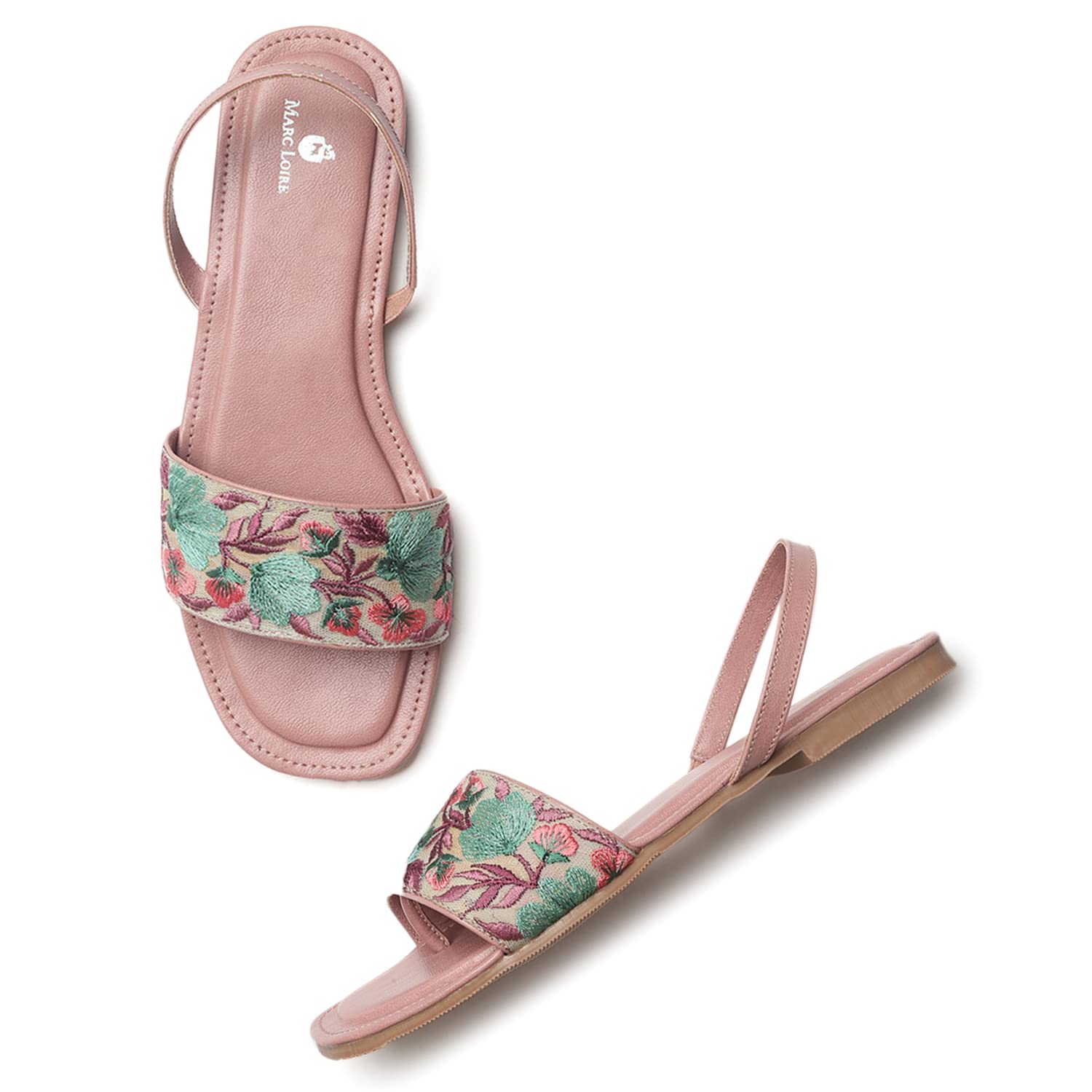 Marc Loire Womens Strawberry Open Toe Ethnic Slip-On Embellished Flat Sandals, 4 UK (B09TT918WD) Amazon Price History, Amazon Price Tracker