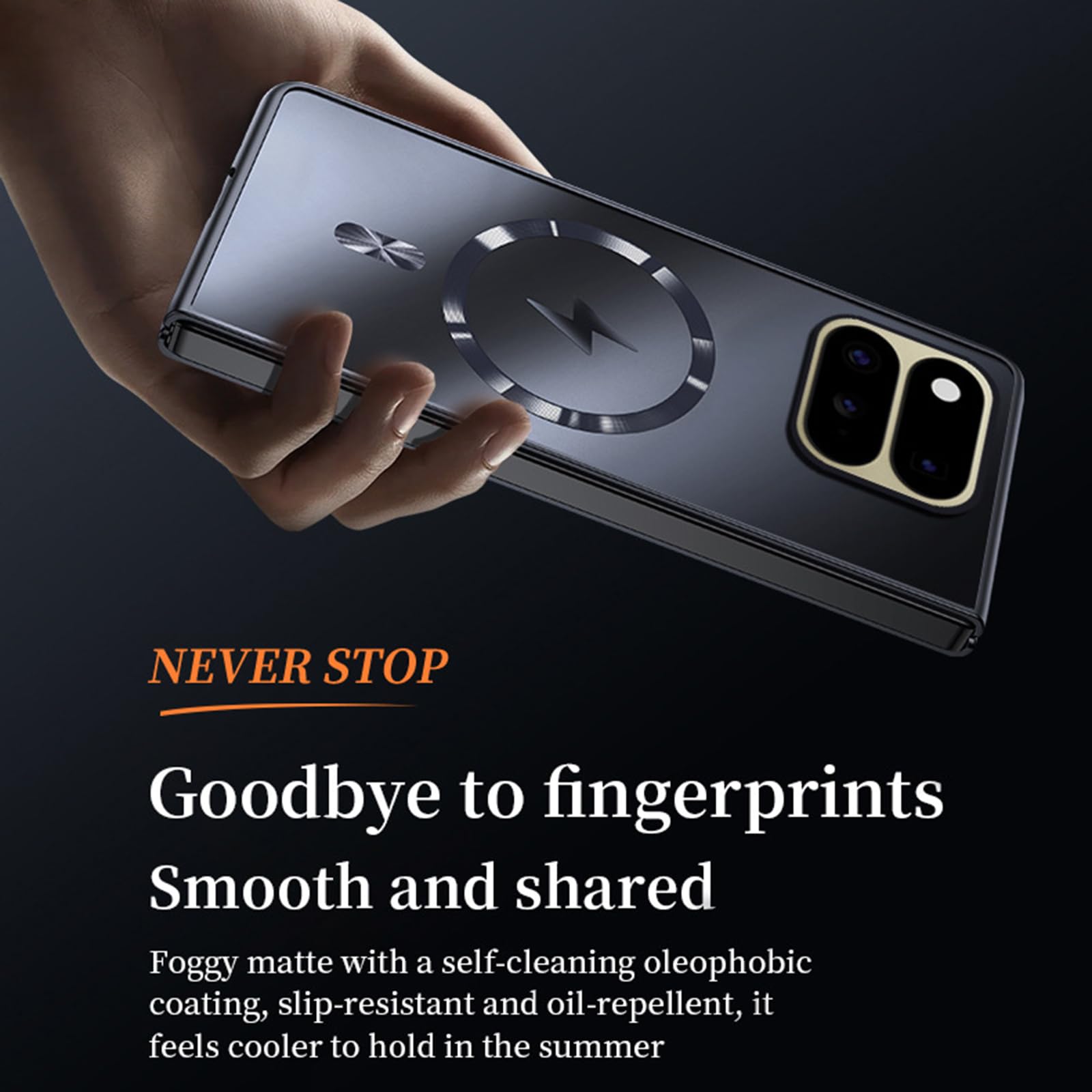 Hülle Magnetisch Für Google Pixel 11 Pro Fold,Schlanke Handyhülle Rückseite