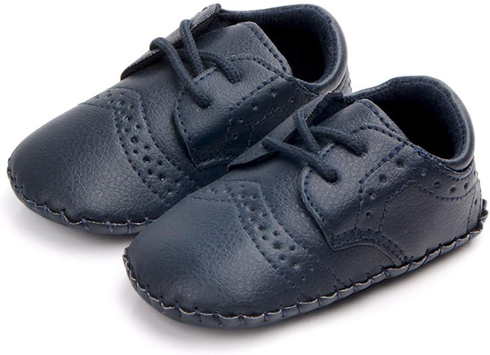 Baby Girls Boys Shoes Newborn Oxford Loafers Adorable Infant Toddler Crib Shoes Prewalker PU Sneakers