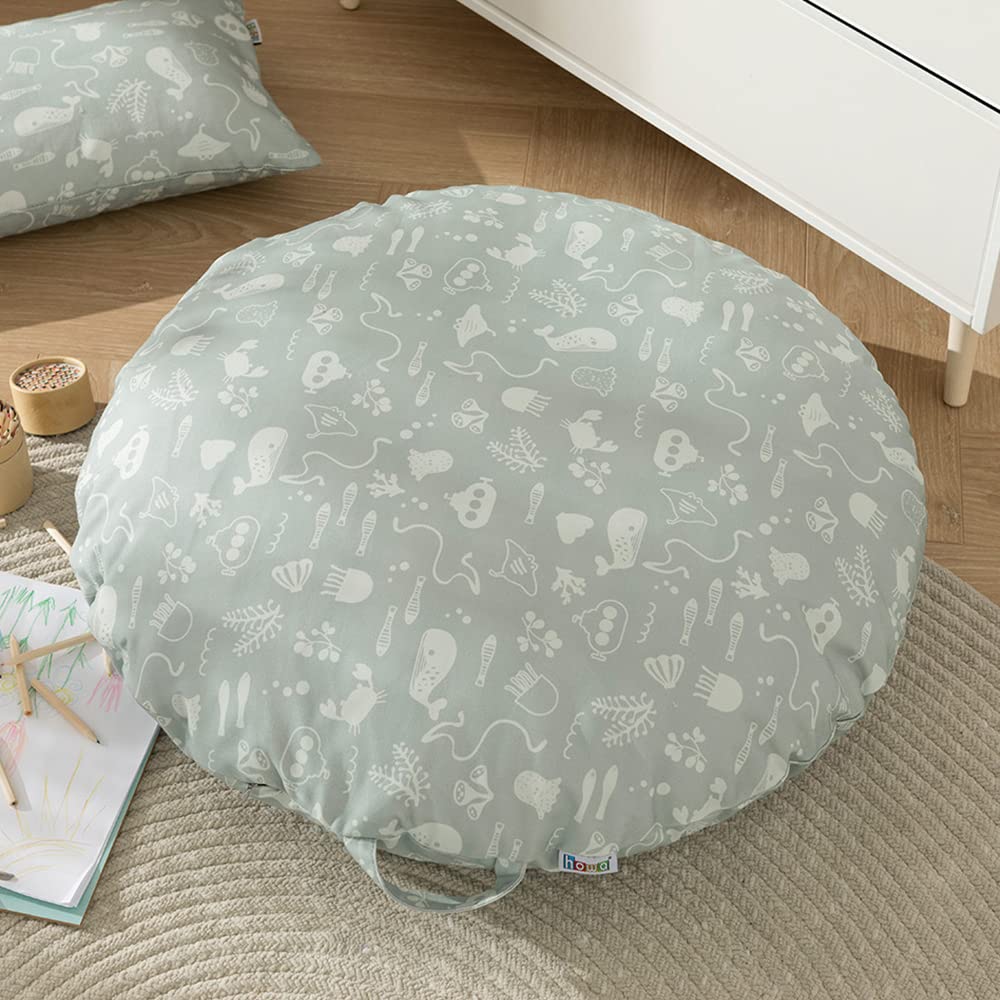 howa Kinderzimmer Kissen Bodenkissen Sitzkissen Seaworld Ø 80 cm rund 87063