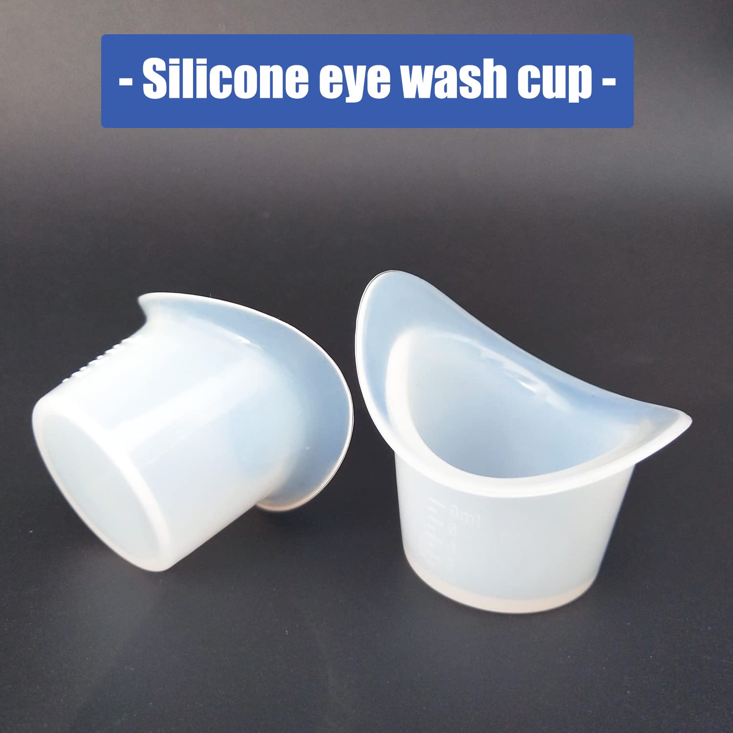 4 Pezzi 8 ML Tazza Per Lavaggio Oculare Portatile, Tazza Per Lavaggio Occhi Morbida Riutilizzabile, Occhi Bagno Tazza Non Sterili, Lavaggio Oculare Coppa In Silicone