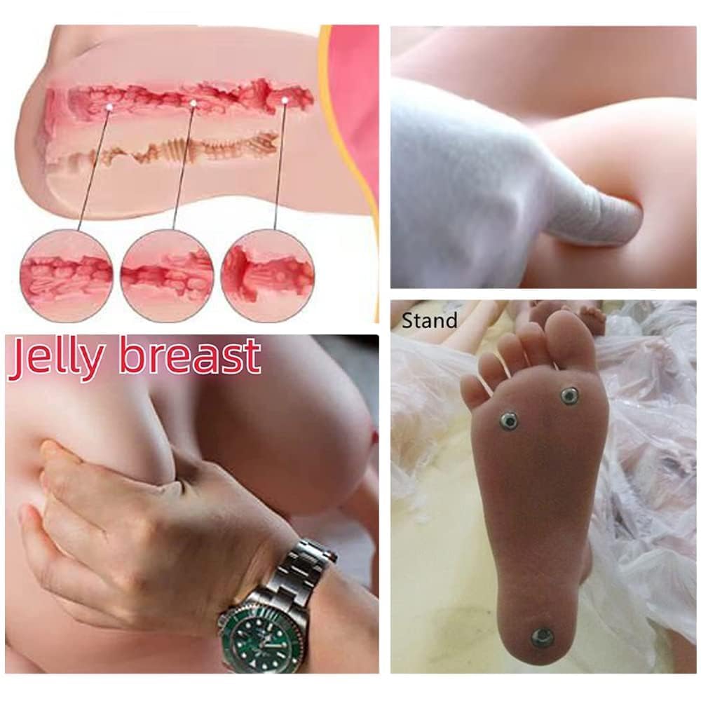 4.6FT/65LB Full Body Sex Doll for Men Realistic Silicone Doll Full Body Sex Toys with Sexy Boobs and Round Butt 1:1 Sexy Doll Size Full Size Female Torso Sexy Doll Adult Dolls Life Like Adult Toy — view 5