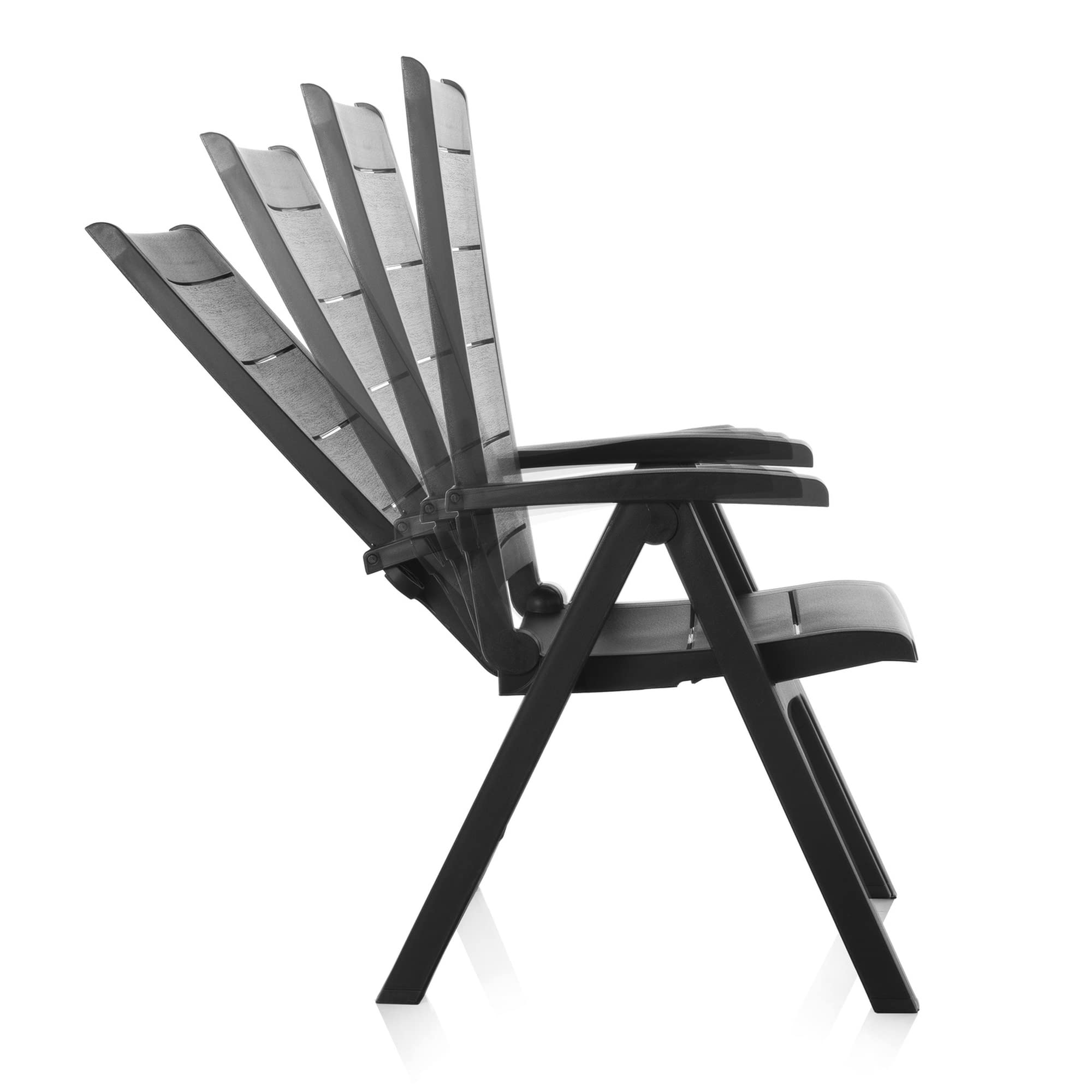 Legno anthrazitfarbener Multipositionssessel