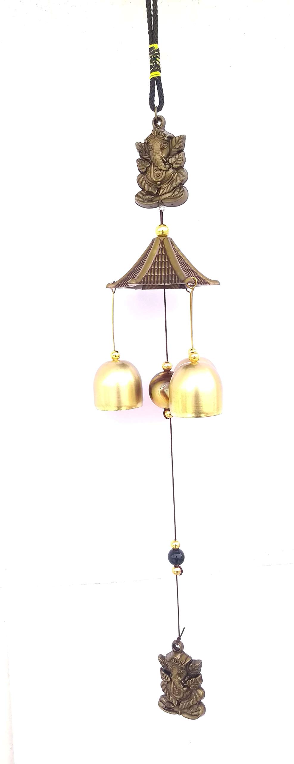 LOVE KART Lord Ganesh Wind Chimes God Hanging Ganesha Ganpati Vastu FengShui for Room Home Decor Balcony Garden Gallery Bedroom Gift with Good Sound Quality Positive Energy Good Luck -18 Inch aprox-image-42
