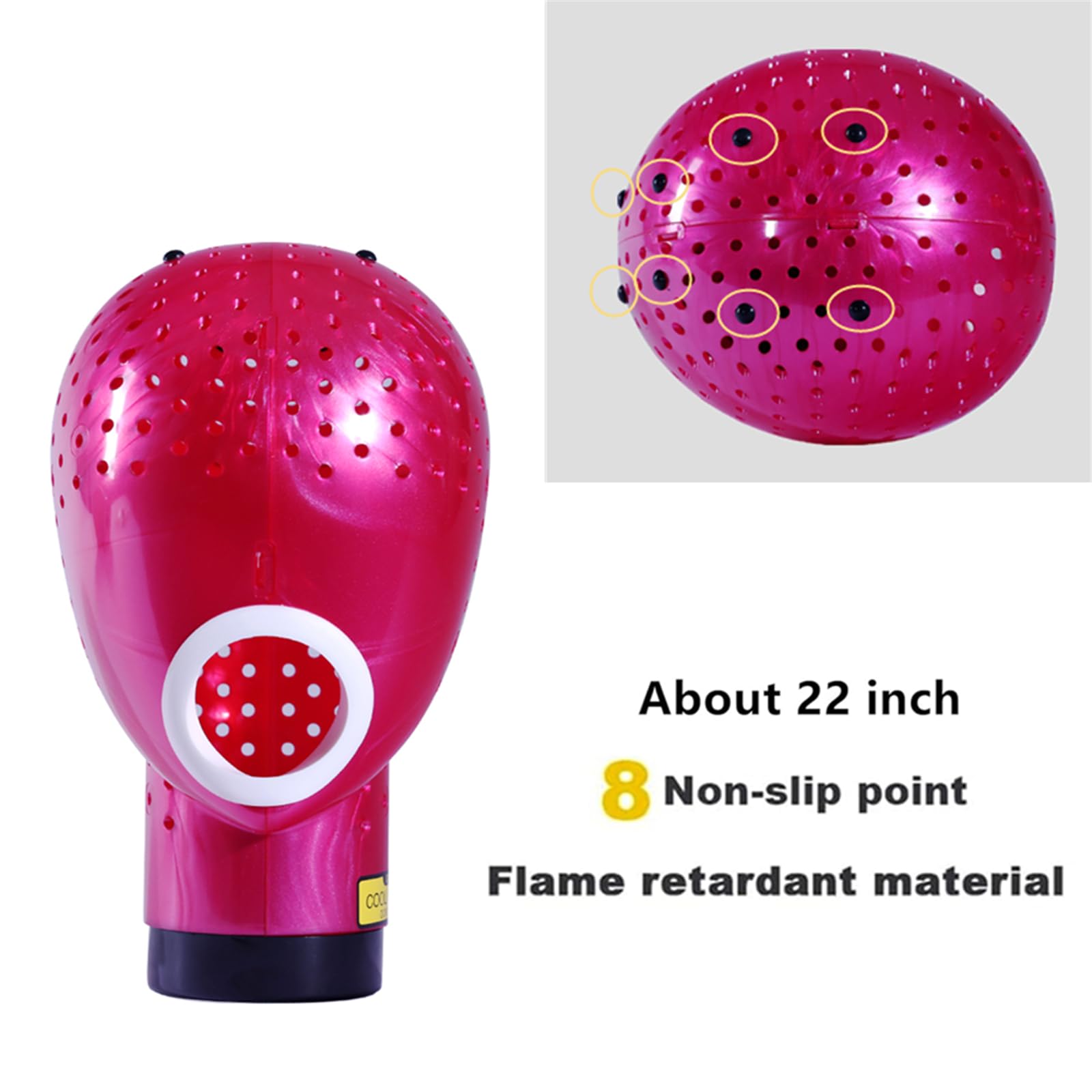 Hair Dryer Wig Stand Holder Mannequin Head, Drying Wig From Inside to Outside, Amazon.com : HOMEGOAL Hair Dryer Wig Stand Holder Mannequin  main image 2