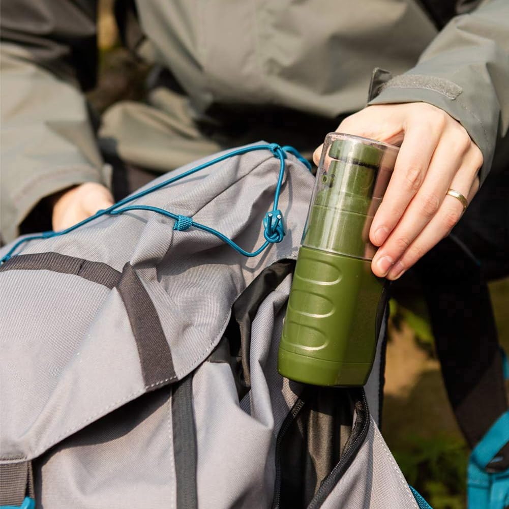 Kanylavy 1 set outdoor water filter, safety emergency water cleaner, emergency survival tool, ABS for camping