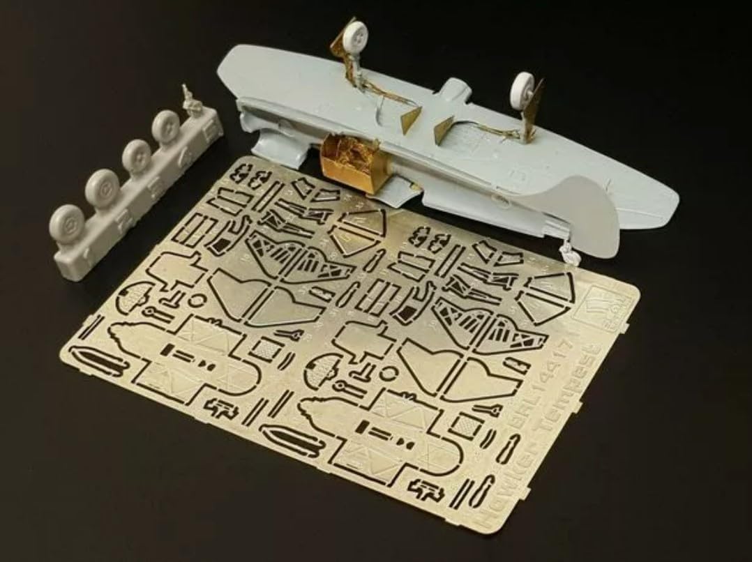 Brengun BRL144171 1/144 Hawker Tempest Mk.V PE Set for Mark I kit Aircraft NOT Include, ONLY Photo-Etched and Resin Parts