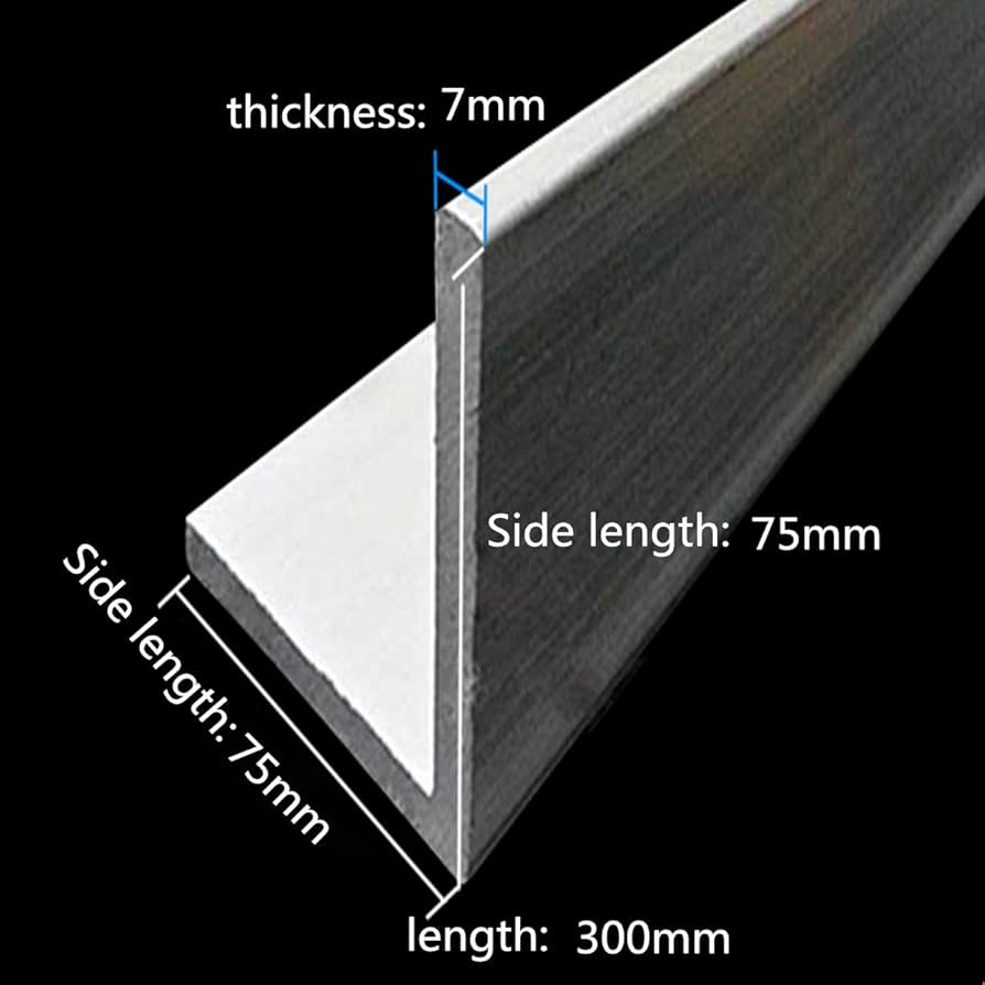 6063T5 Mill Finish Aluminium Angle Extrusions With, 56 OFF