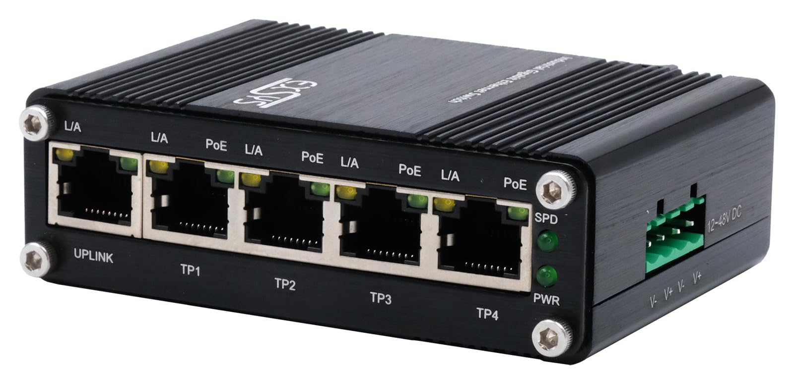 EXSYS EX-62020PoE Commutateur Ethernet Industriel 5 Ports PoE