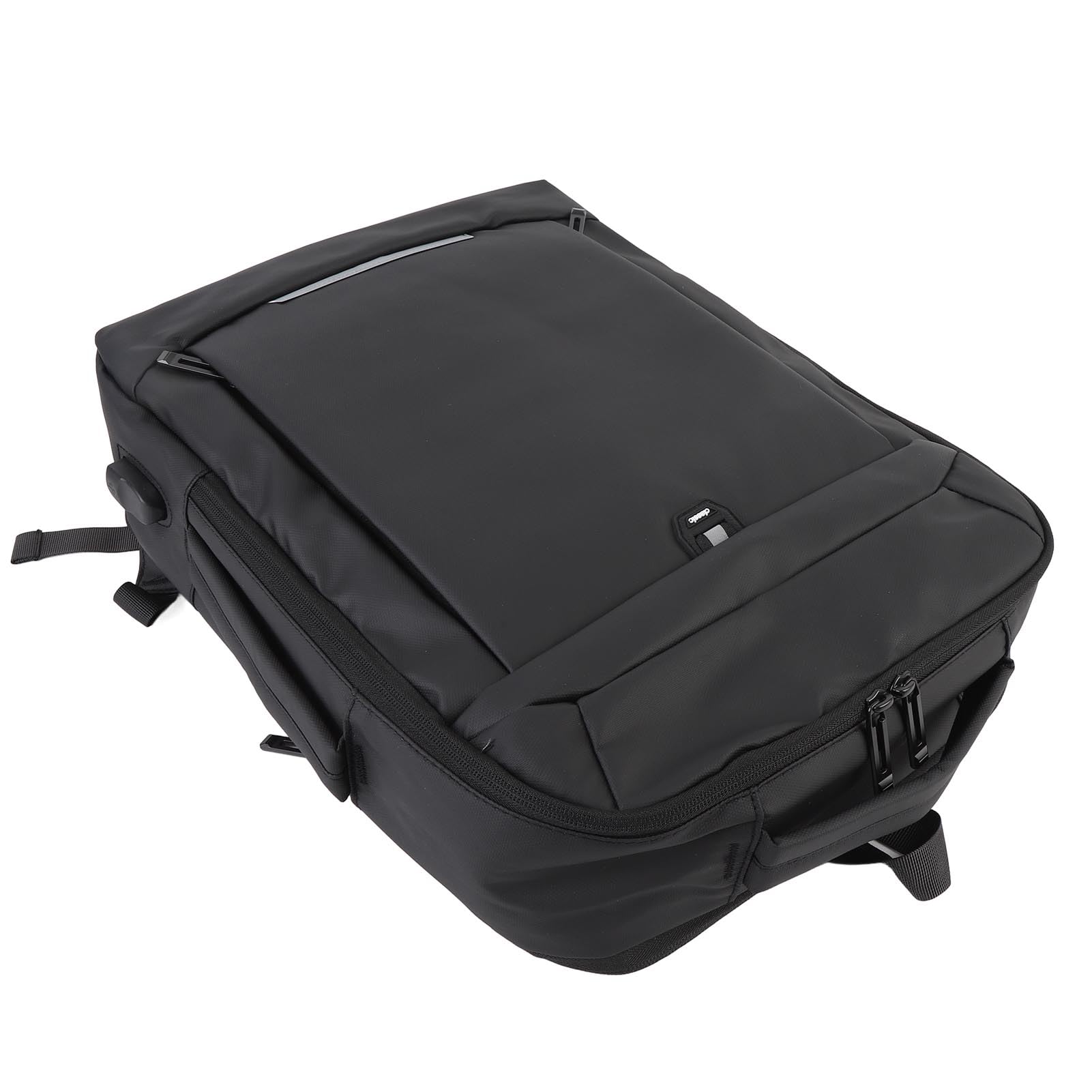 Mochila para hombre, multifuncional, ampliable, de 20 a 35 litros, gran capacidad, a prueba de lluvia, mochila para portátil con puerto de carga USB para viajes, viajes de negocios