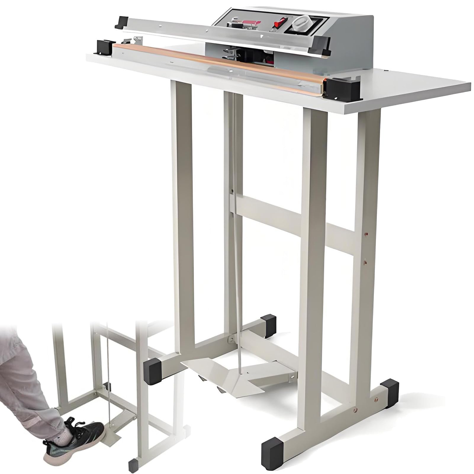 Sigillatrice for Sacchetti a Pedale,Termosigillatrice a Pedale a Risparmio Energetico,Basso Consumo Energetico for la Cucina Domestica for L'uso Quotidiano di Piccole Imprese 80cm