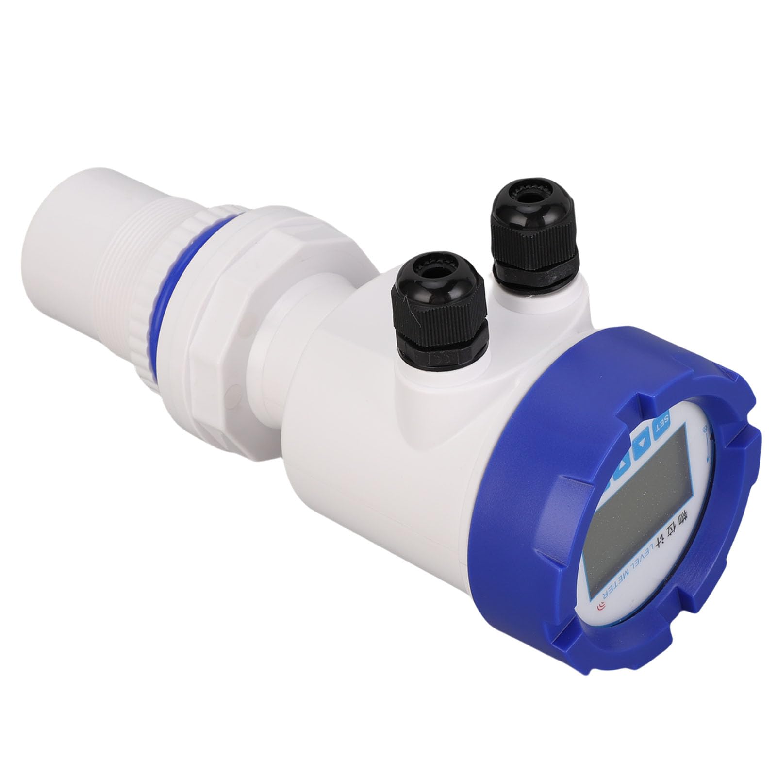 Hyuduo Medidor Ultrasónico de Profundidad de Líquido con Sensor de Nivel de Agua, Salida de 4-20 MA, Comunicación 485 IP67 con Pantalla LED y Filtrado Digital para Procesamiento de Agua