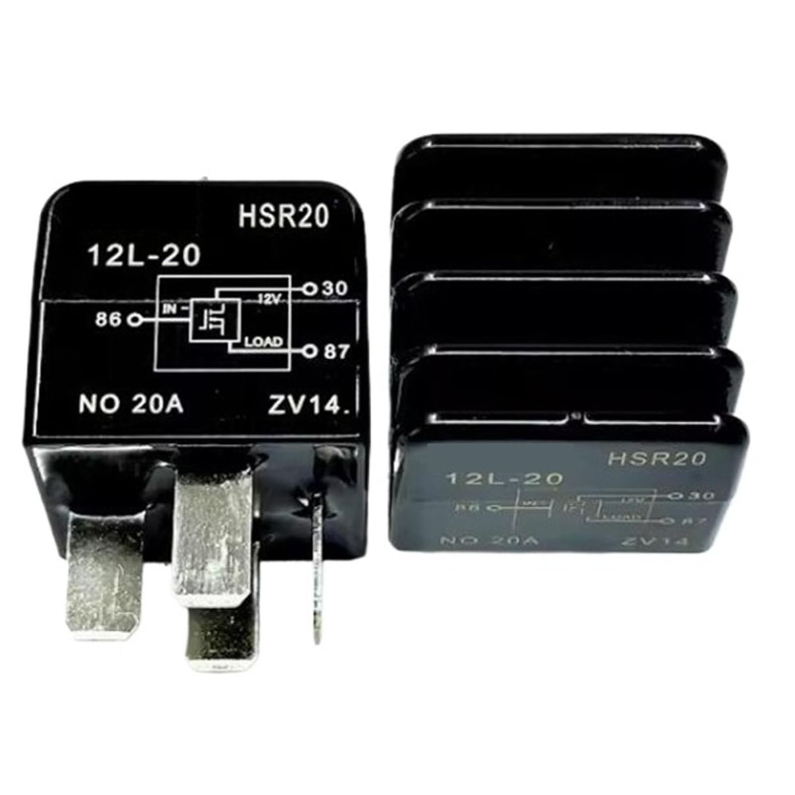 Relais HHZ HSR20 12L-20 solution aux pannes de phares et ventilation 12V 20A