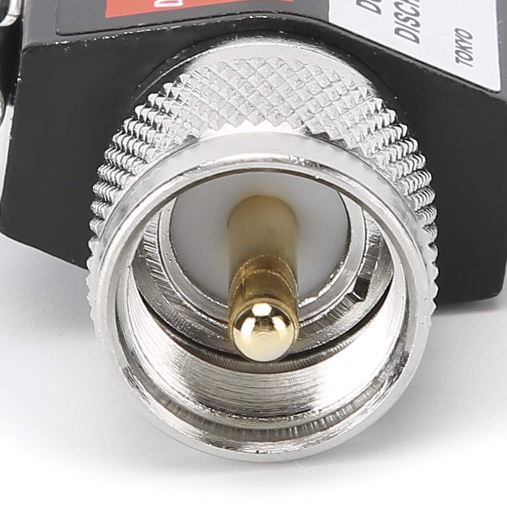 Bindpo Coaxial Arrestor, M Male to M Femal 400W Protector for Device, Male to Female UHF Connector