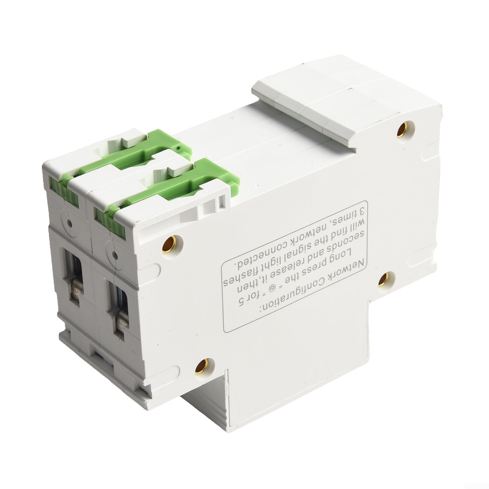 Interrupteur intelligent LS 2P 63 A WiFi Télécommande pour ewelink Smart | Pour le contrôle de l'application ewelink, commutation indépendante de l'emplacement, statut en temps réel