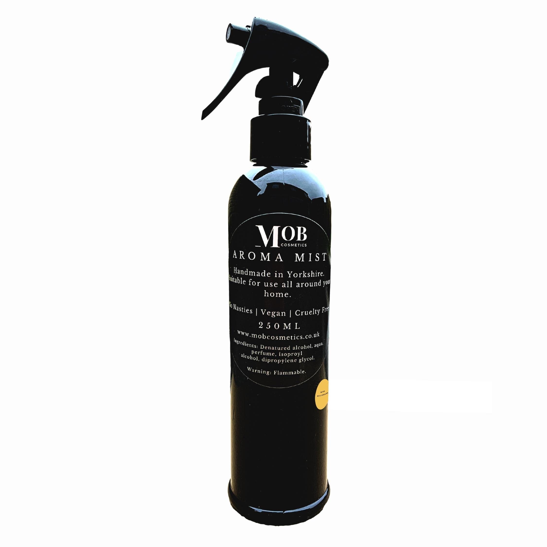 Aroma Spray Mist Linen and Room Spray 250ml - Suitable for All Rooms and Cars - Concentrated Scent - Long Lasting! (Miss Millionaire)