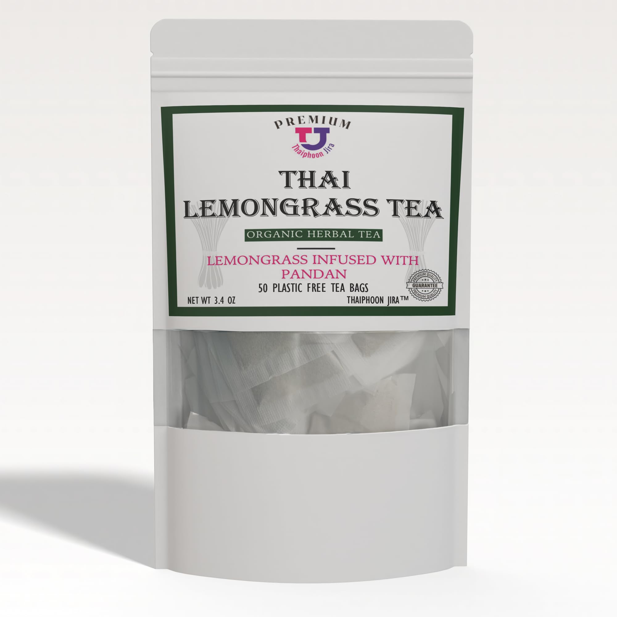 Amazon.com : Thai Lemongrass and Pandan Tea - 50 Plastic Free Bags