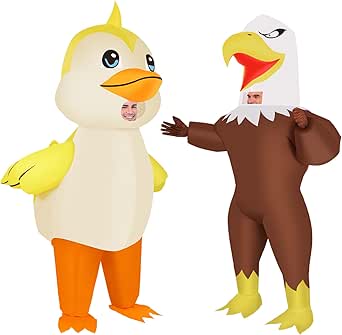 Amazon.com: M MH ZONE Inflatable Duck Costume - White, One Size, Unisex ...