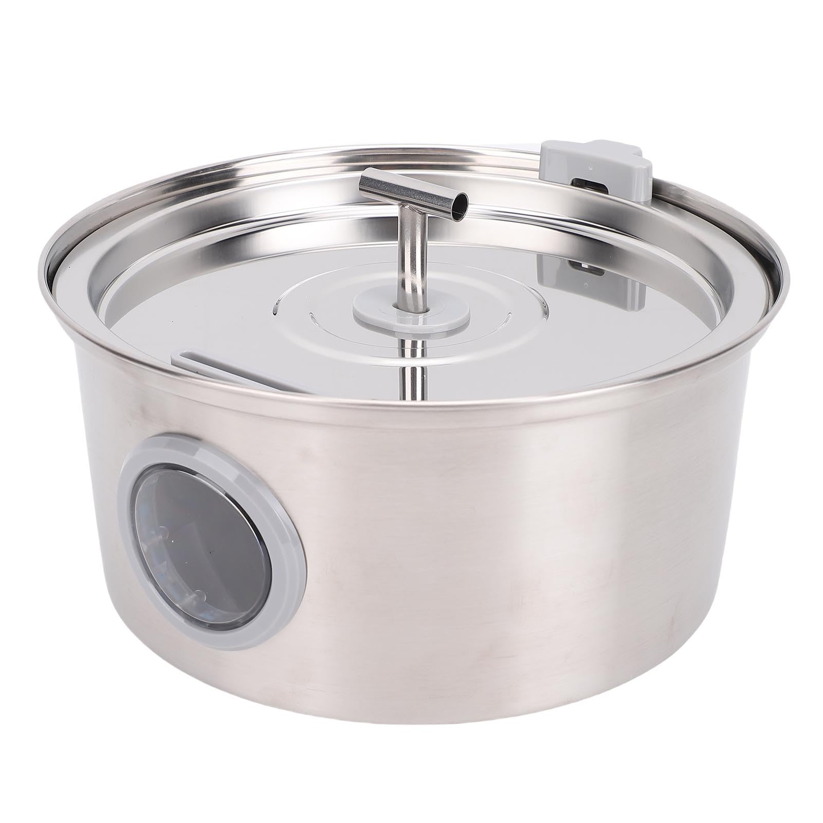 Sxhlseller Fuente de Agua para Gatos de Acero Inoxidable 3,2 L |Bebedero Automático para Mascotas para Gatos y Perros de Interior, Alimentador Circulante de Gran Capacidad con Bomba Silenciosa,