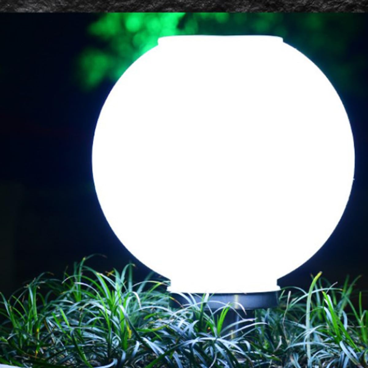 Uonlytech Lampada Solare a Colonna LED 3,7 V Ip65 Bianca per Giardino
