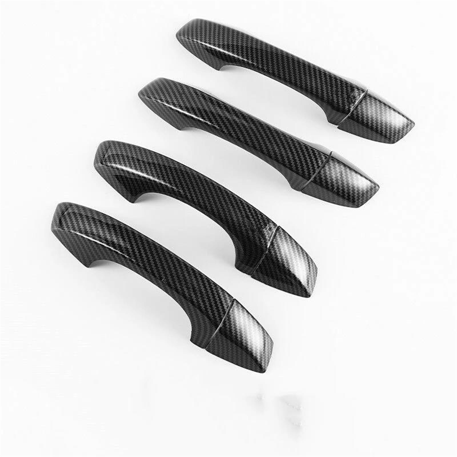 Noheeu Black Door Handle Cover Car Exterior Decorate Styling Accessories Protective Film Stickers Trim For Golf 7 Mk7 2013-2018(Black)