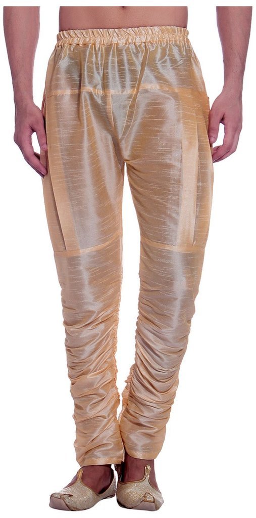 royal kurta Men's Art Silk Fine Quality Ready to Wear Harem Pant's for Men-Free Size Gold-picture-37