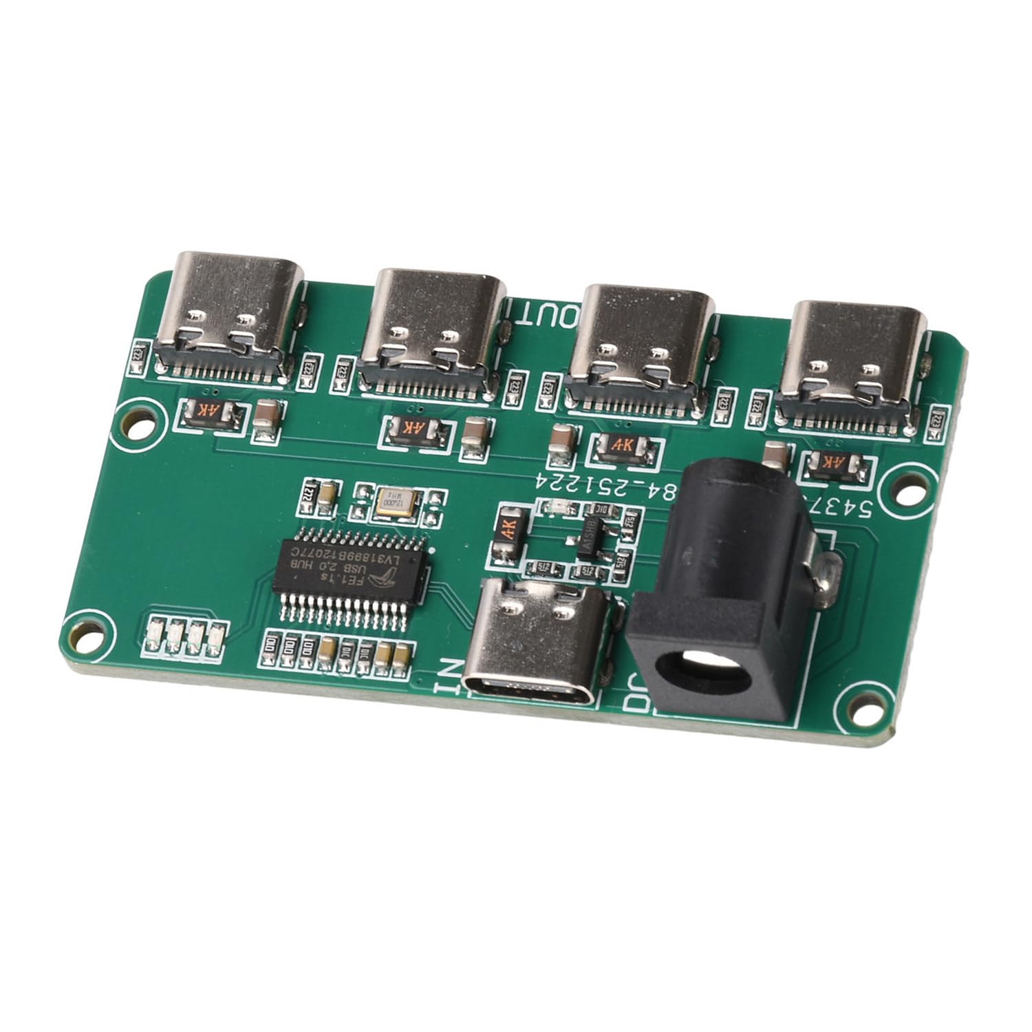 BWANGIAO USB2.0 Hub Module 1 to 4 Splitter Type C Fast Speed 480Mbps Plug Play for Multiple Device Access Embedded Development