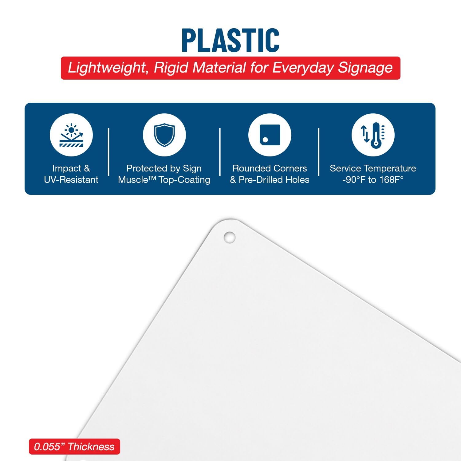 ComplianceSigns.com Vertical Notice This is A Food Preparation Area OSHA Safety Sign, 10x7 inch Plastic for Safe Food Handling — Amazon image 3