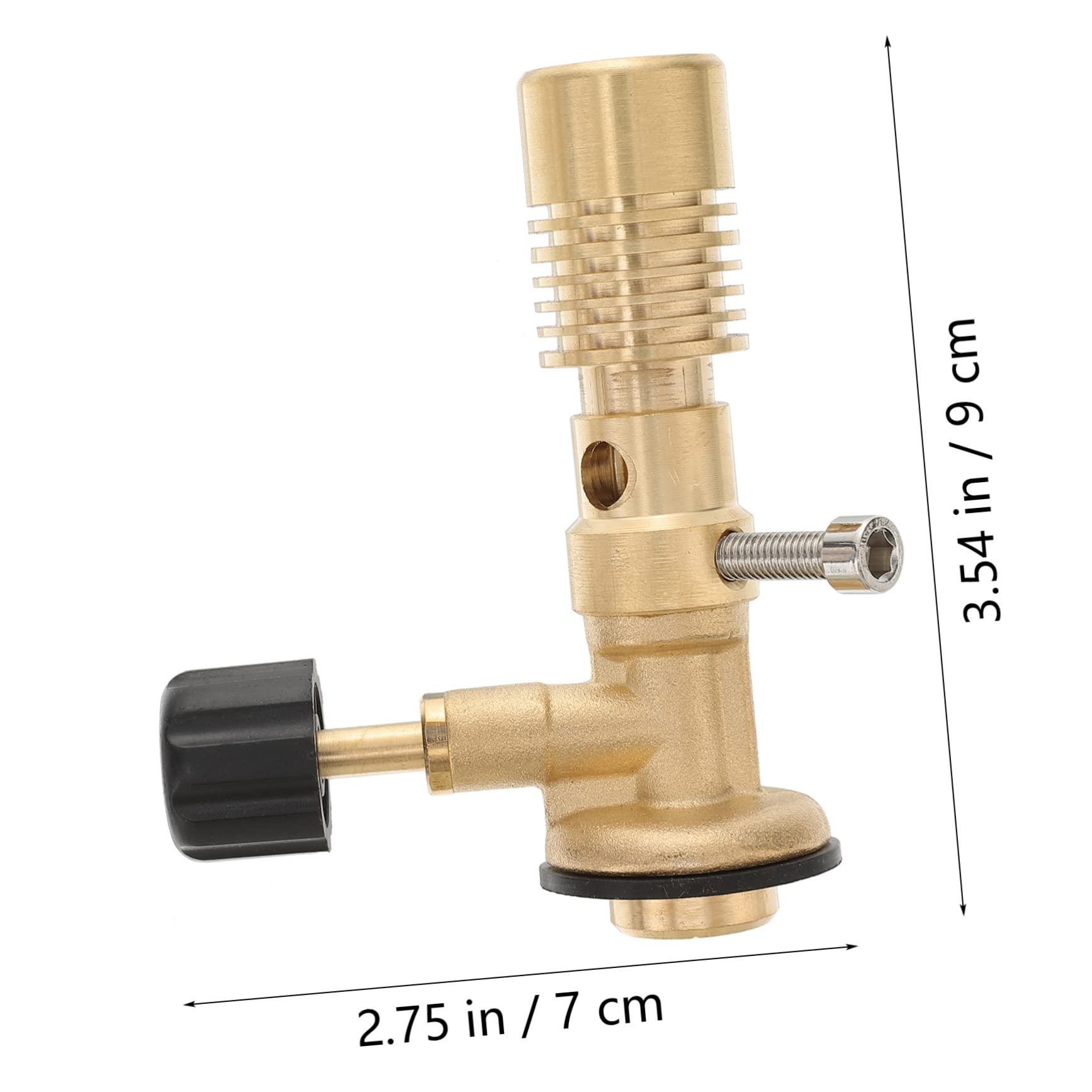 PRETYZOOM Reusable Bunsen Burner Top Portable Laboratory Burner Heating Tool Brass Bunsen Burner Safe Easy