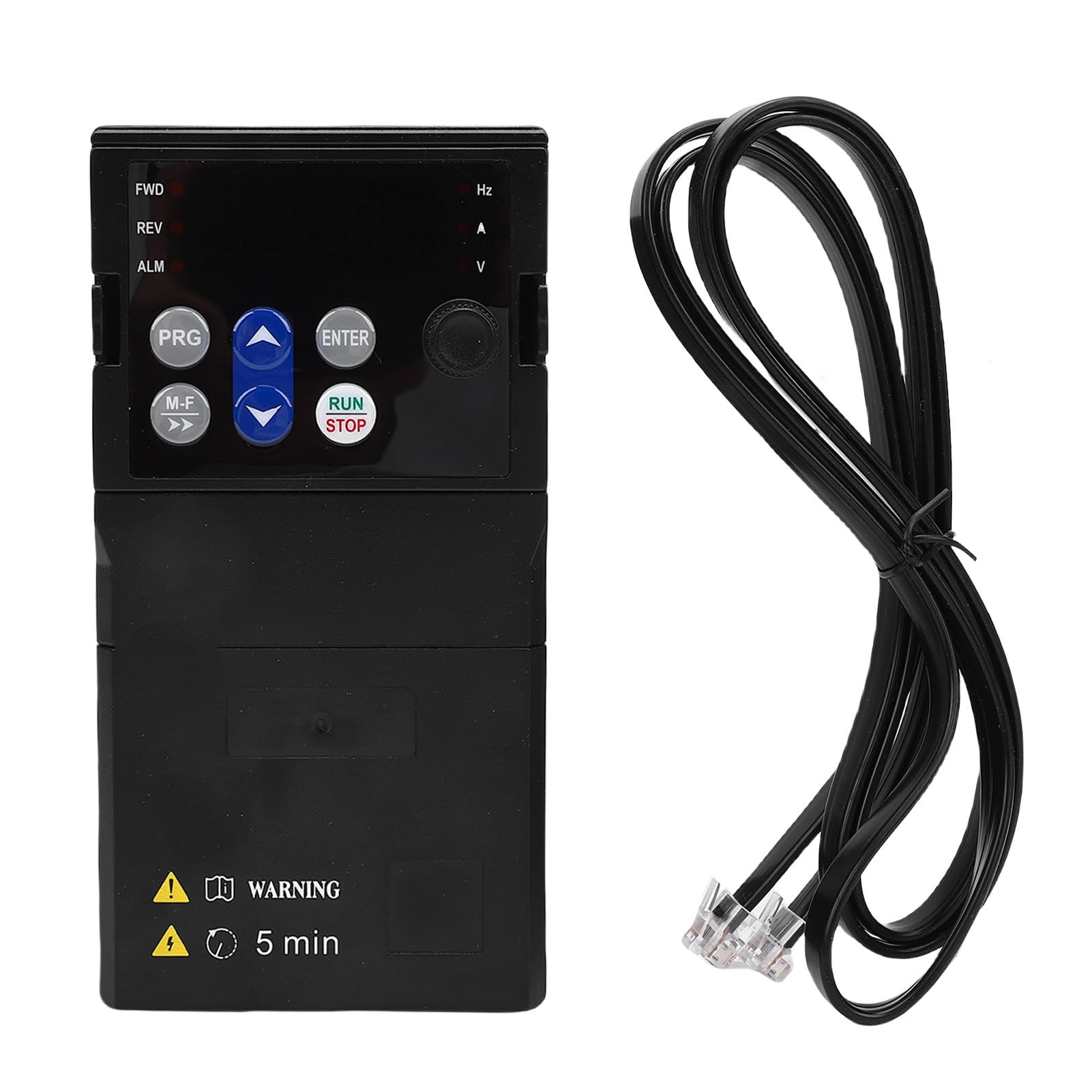 Generic Mini Convertitore di Frequenza Compatto per Motore da 1,5 KW, Protezione da Sovracorrente, Pannello di Controllo Intuitivo per Officine Domestiche