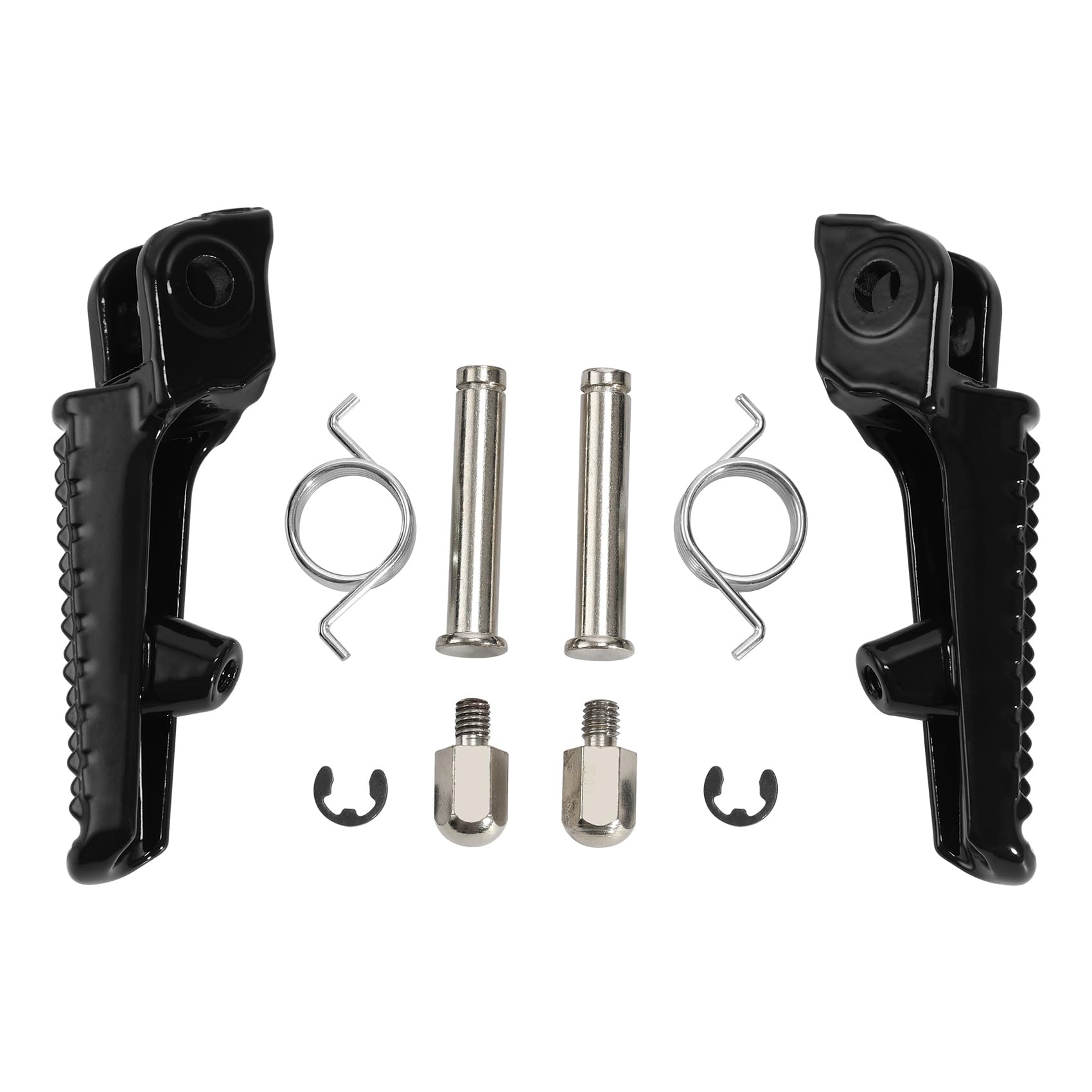 Amazon.com: TCMT Black Front Foot Pegs Motorcycle Footpeg