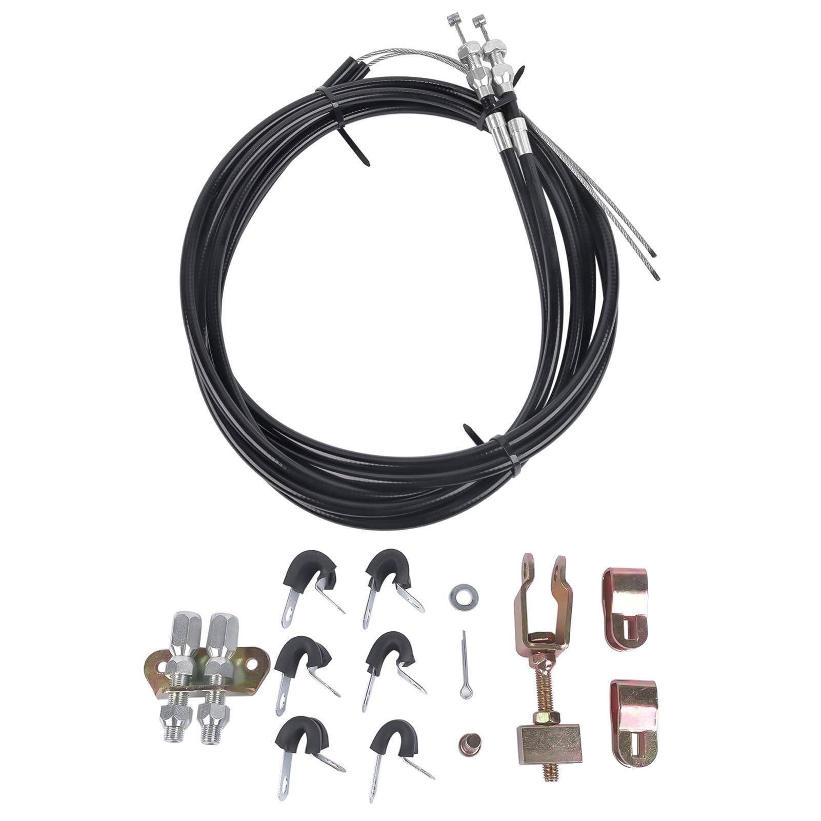 Ausla Zestaw Naprawy Hamulca Hamulca Awaryjnego, Kabel Parkingowego do Wewnętrznych Hamulców Bębnowych, OE Numer 330-9371, Wszechstronna Funkcja, Idealna do Konwersji z Tyłu i Fabryczne Hamulce