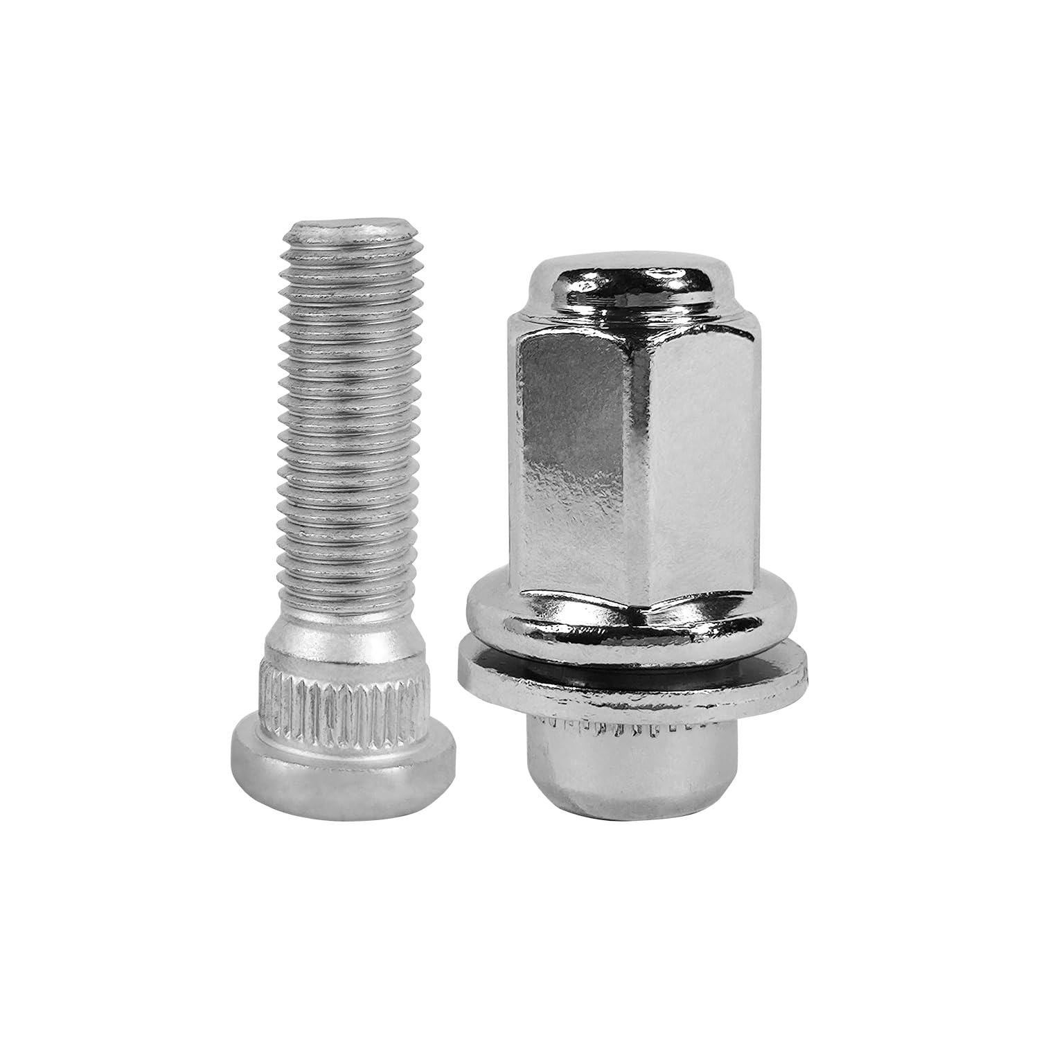 Photo 1 of Mysttoo 2PCS M12x1.5 Wheel Lug Stud Nut Set Compatible with Toyota Corolla Camry 4Runner Celica Highlander RAV4 Avalon Sienna Lexus GS300 GS350 GX460 ES300 SC400 90942-01058 90942-02049