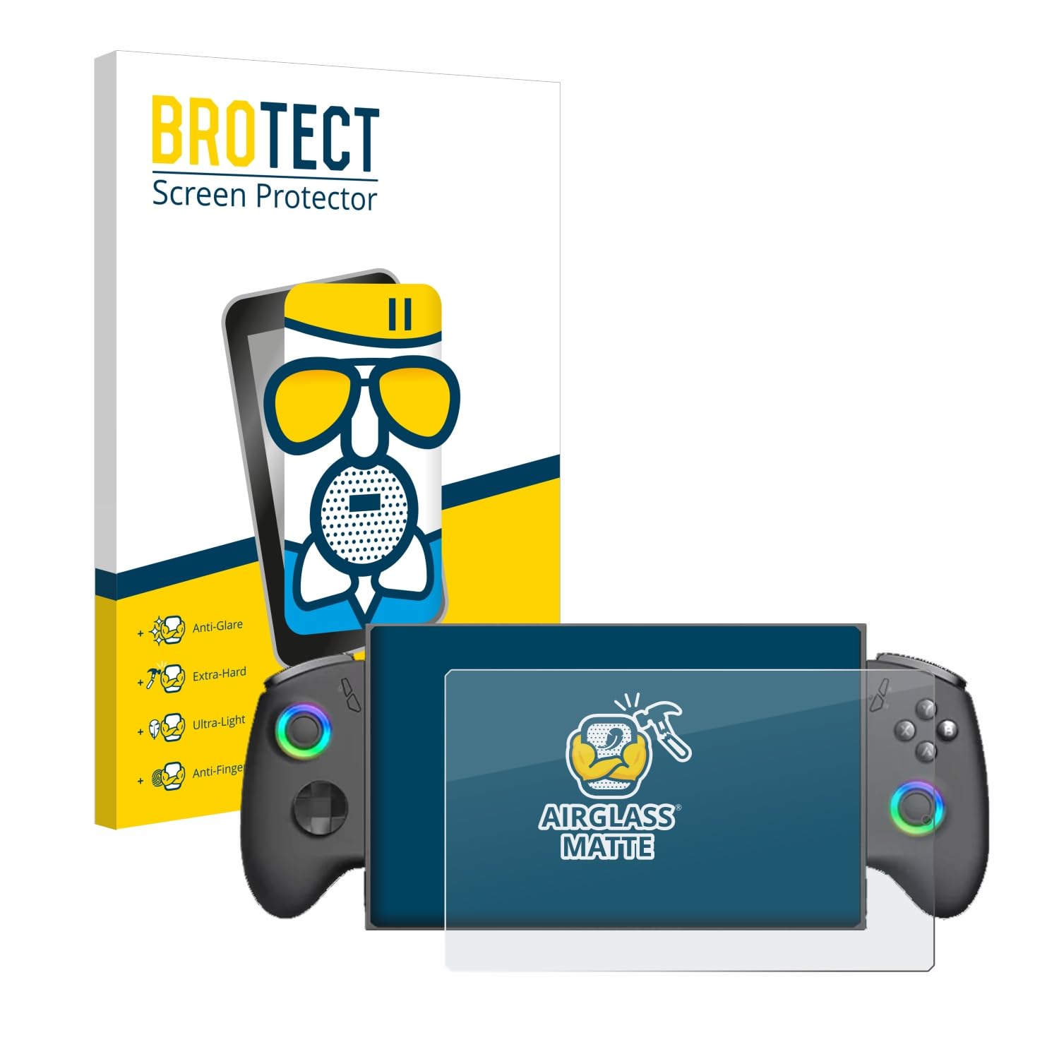 brotect Anti-Glare Glass Screen Protector Matte Compatible with OneXPlayer X1 Mini - Anti-Scratch 9H Protection Film