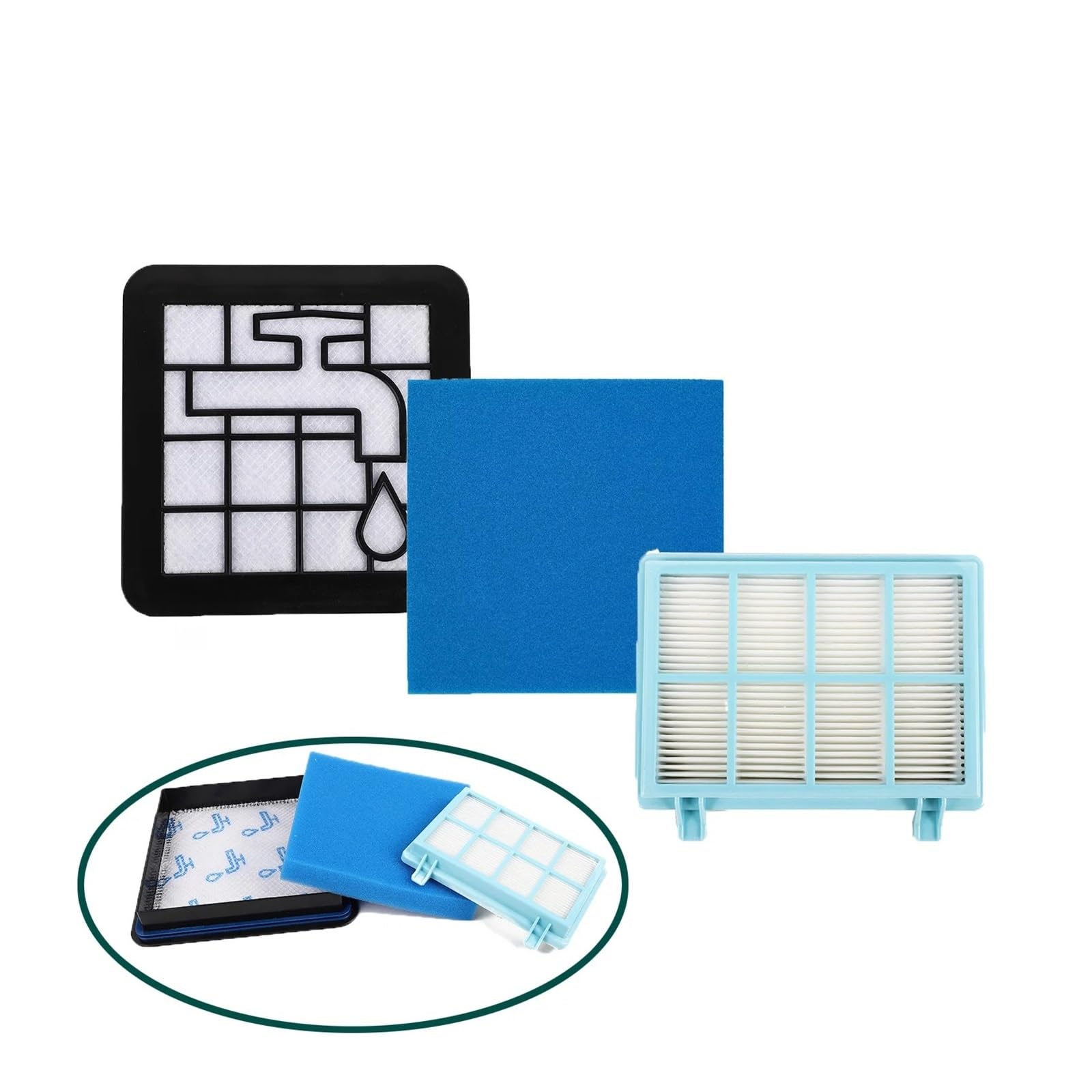 Colector De Polvo + Filtro Para Aspiradora SpeedPro Max Aqua PHILIPS 300000519372 84197233