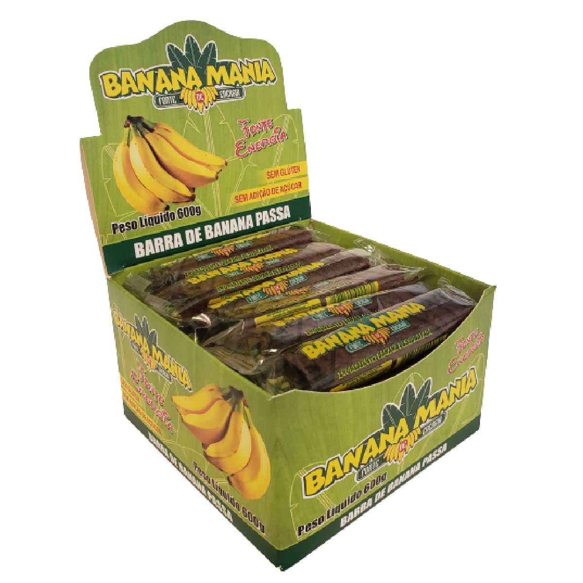Bananinha Natural Zero Açúcar Sem Glúten Sem Lactose Vegano 30 Und