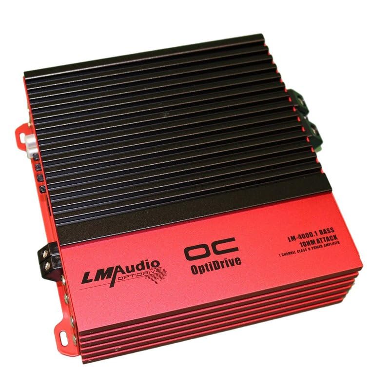 Image of Luna Morena LM-4000.1BASSATT Bass Car Audio Amplifier 4000 Watt 1 Channel Subwoofer Amp 1 Ohm with Dial Adjust Bass Boost Subsonic Filter