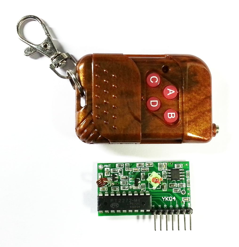 4Channel Wireless Four Button Rf Remote Control Transceiver Module 315 Mhz (Arrowtechcart) - Multicolor (B0CK85BR7D) Amazon Price History, Amazon Price Tracker