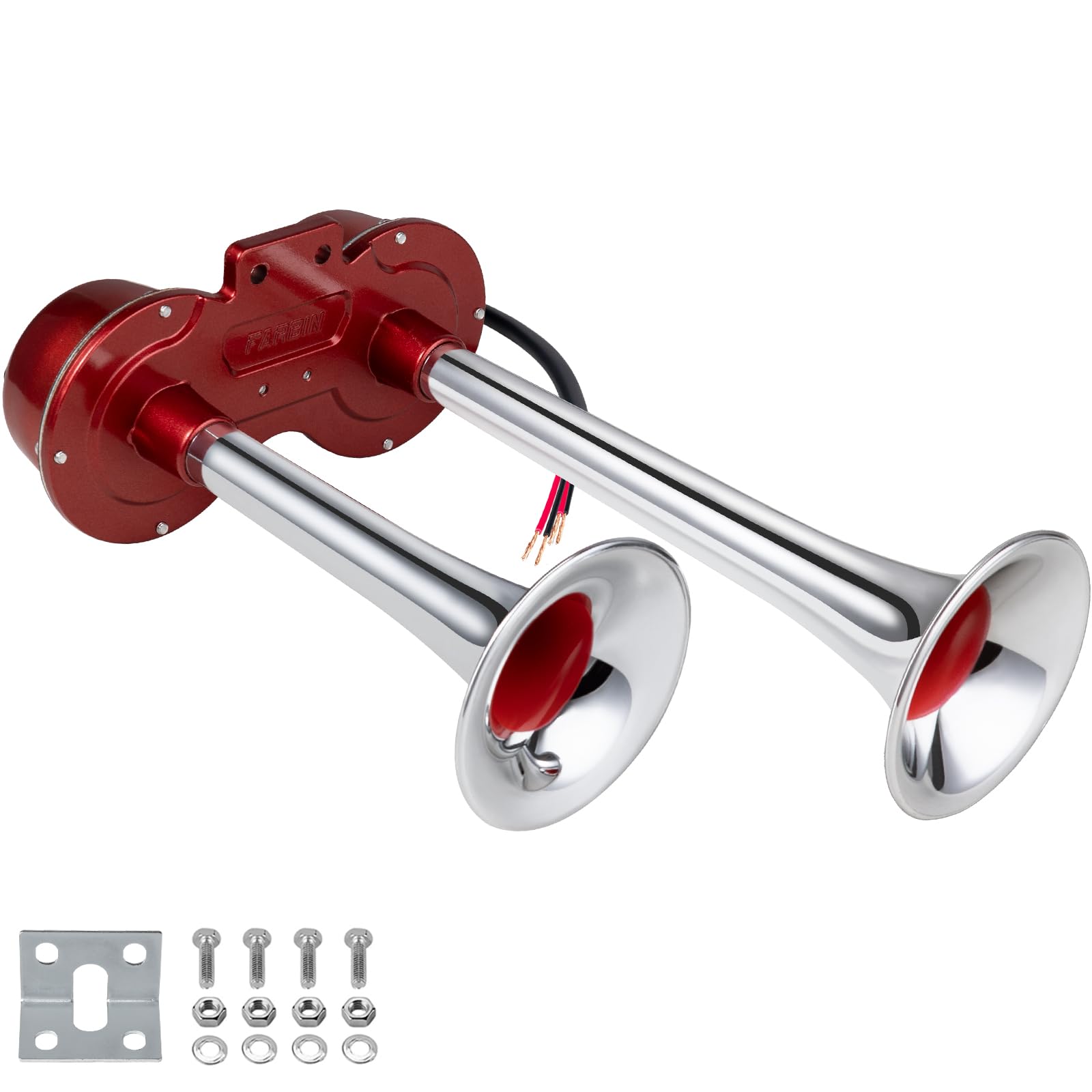 Train Horn 12V Electric Truck Horn for Car Golf Cart Compact Design