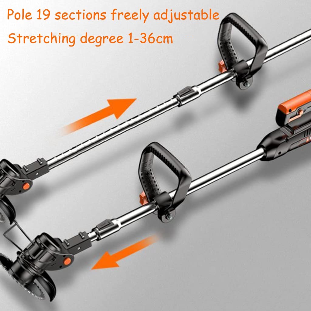 Tosaerba Tosaerba per uso domestico Tipo Tosaerba per uso domestico Materiale in metallo Tosaerba portatile Piccolo tosaerba elettrico Tosaerba per uso domestico leggero e comodo (batteria nera*2