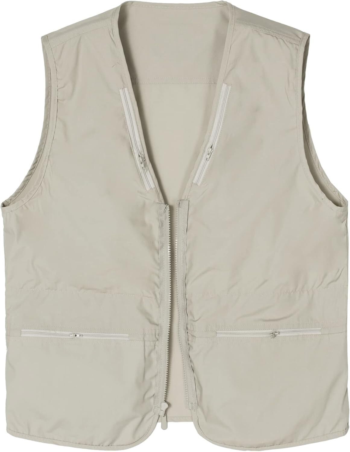Kamizelka bez rękawów Męska kamizelka z wieloma kieszeniami Top bez rękawów Outdoor Fishing Camping Multi Travel Kamizelka turystyczna(XX-Large)