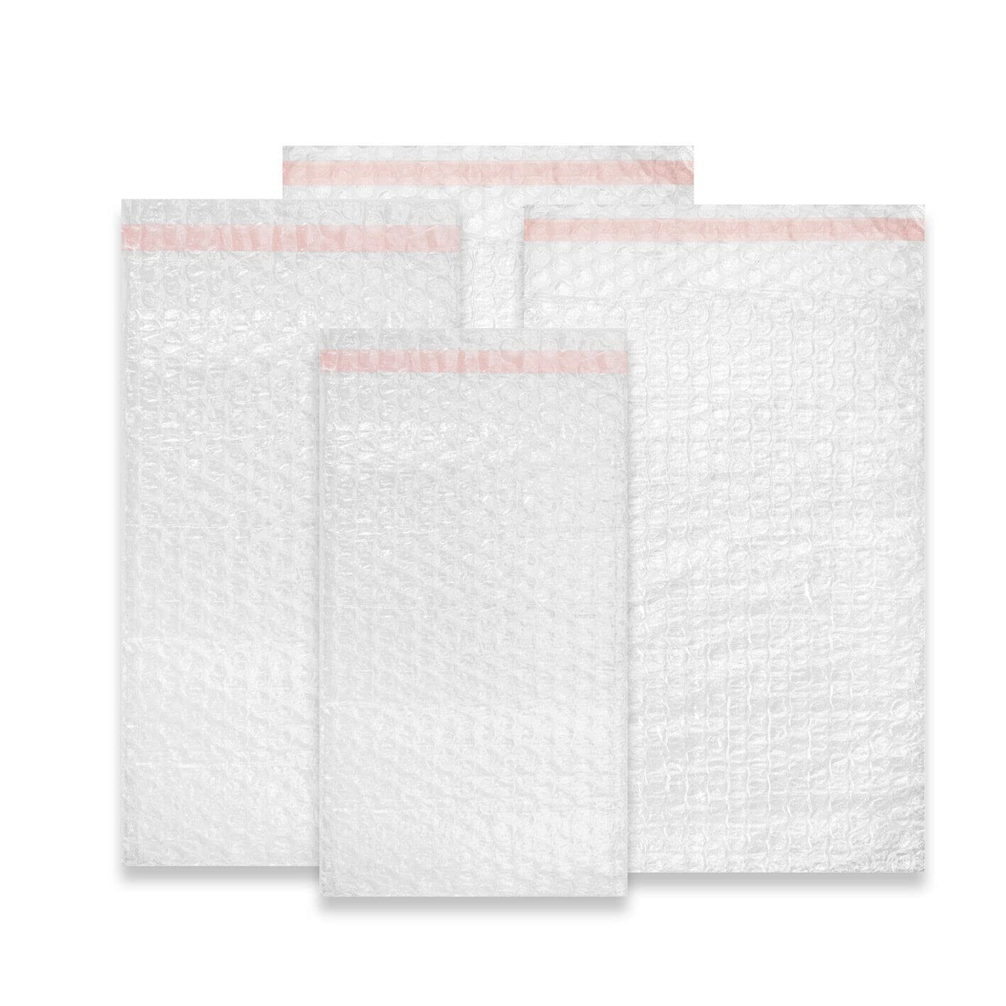 Luftpolstertaschen Flachbeutel Bubble Bags aus Luftpolsterfolie Versandtaschen Bubble-Bags, Transparente Luftpolstertaschen,aus Folie Luftpolsterversandtaschen (100, 350 x 450 + 50 mm)