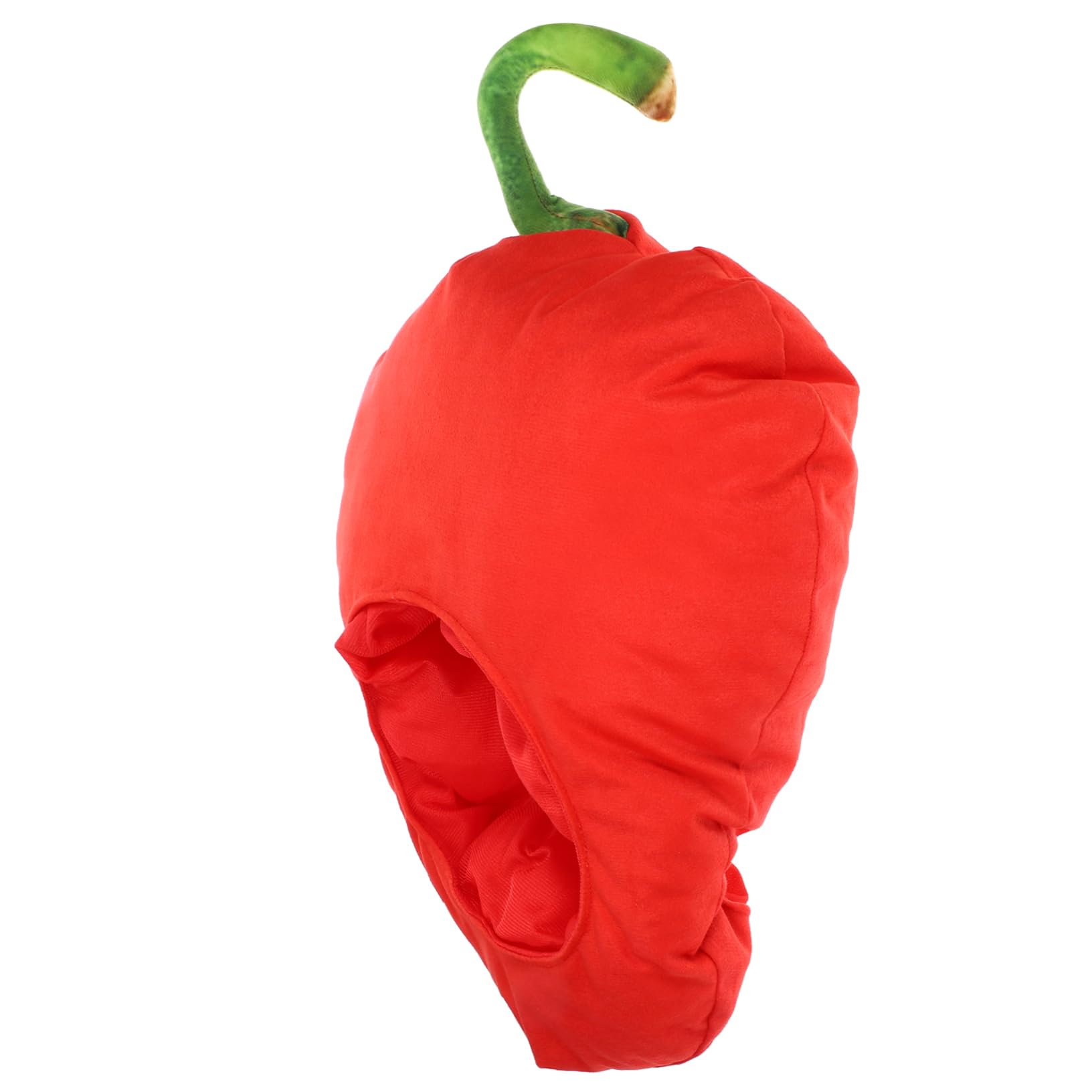 ibasenice 2 Piezas Capucha De Pimiento Rojo Simulada. Ropa Pimientos Pepperoncini Sombrero De Cosplay De Peluche Sombreros De Cosplay Tocado Festivo Sombrero De Foto Felpa Dibujos Animados