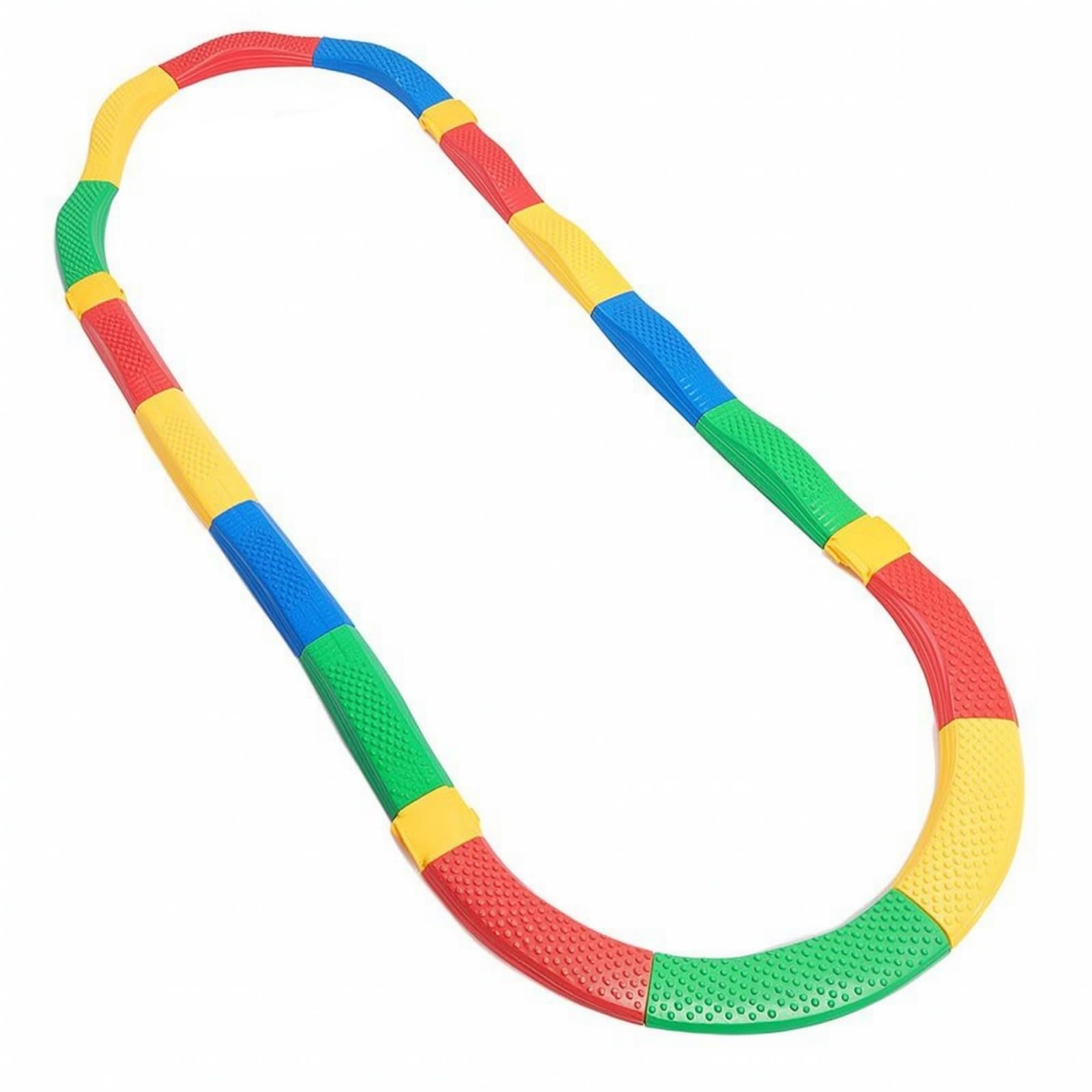 20 Pezzi Percorso di Equilibrio con Blocchi di Supporto Tattile Balance Board Creativo Blocchi Impilabili per Bambini, Scuola Dell'infanzia