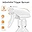 Tecohouse Glass Spray Bottle 8 oz, Clear Small Empty Refillable Sprayer Container with Labels, Funnel, Lids, Graduated Pipettes - Handheld Size