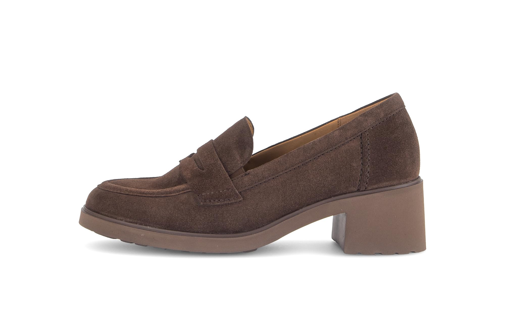 Gabor Damskie buty wsuwane i mokasyny 4007.01 w kolorze brązowym zamszowym