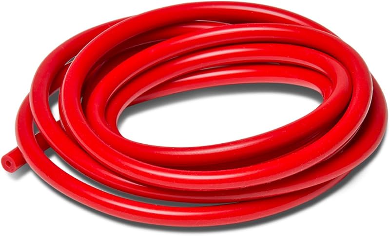 Mangueira de vácuo de silicone Auto Dynasty 7 mm vermelha – 30,48 cm
