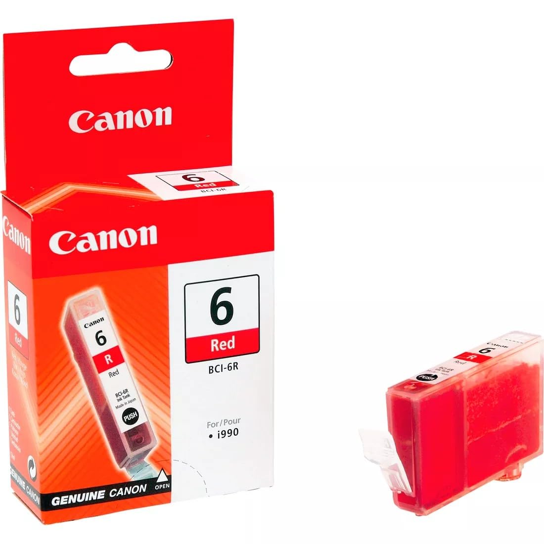 Canon BJ Cartridge BCI-6R RED Ink Cartridge