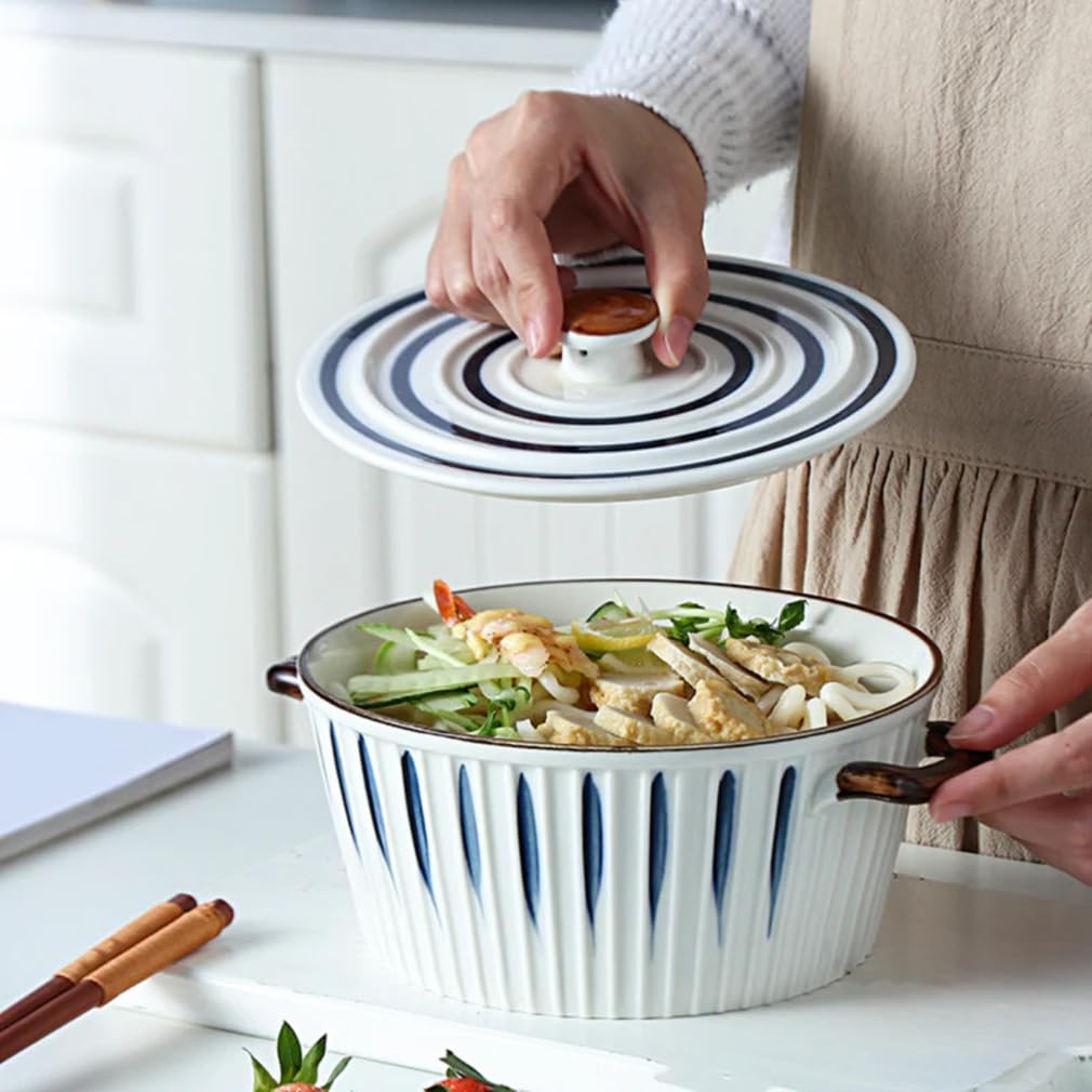 Smokey Cocktail Leaf Ceramic Casserole Bowl With Lid For Serving Soups, Salad, Fruits And Snacks | Microwave And Oven Safe Serving And Storing Multipurpose Use - 1000 Ml (B0CDHBWK3W) Amazon Price History, Amazon Price Tracker